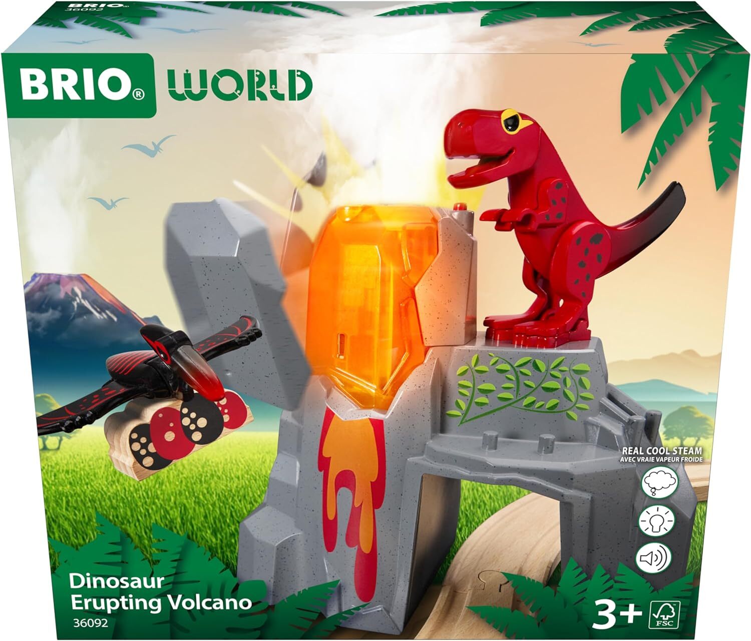 Dinosaur volcano toy set online