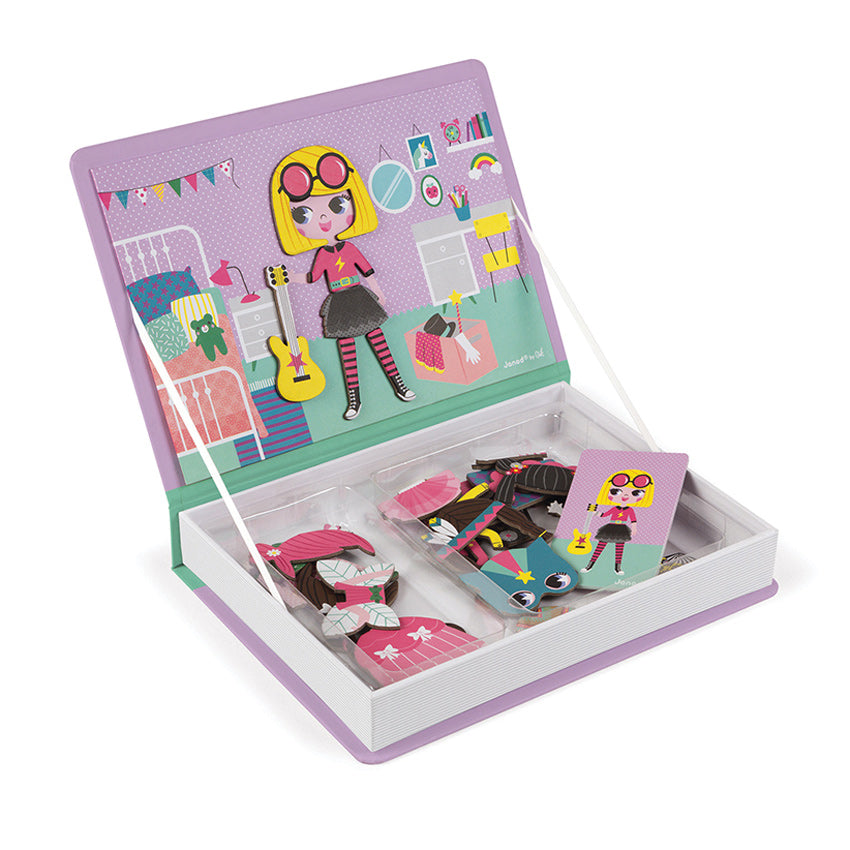 Girls Dress Up Magnetic Book