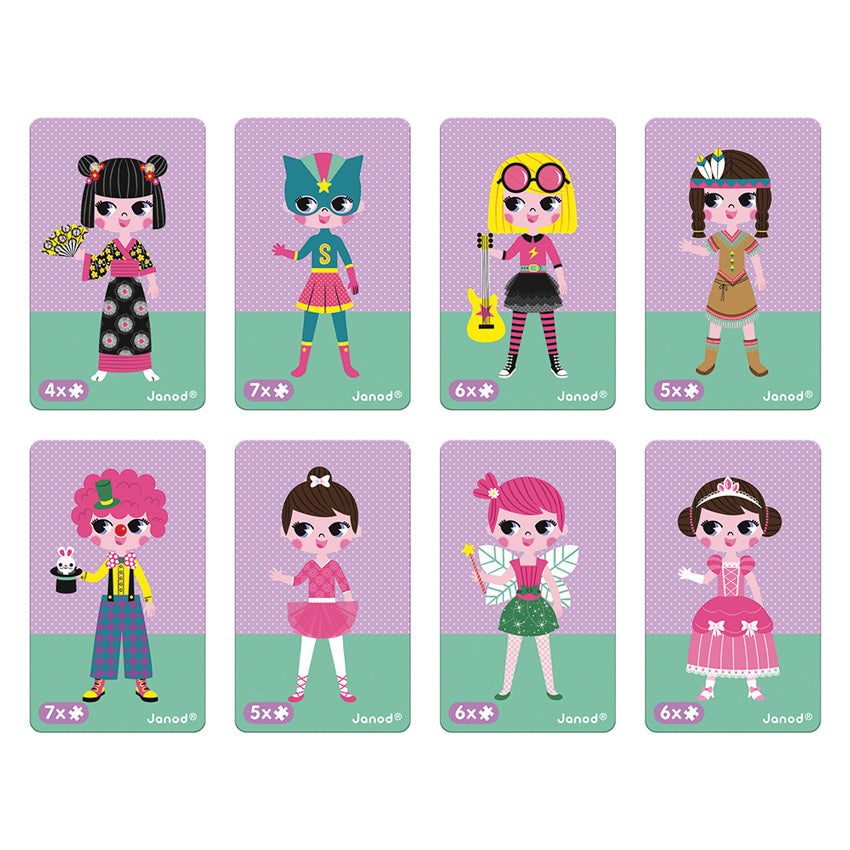 Girls Dress Up Magnetic Book