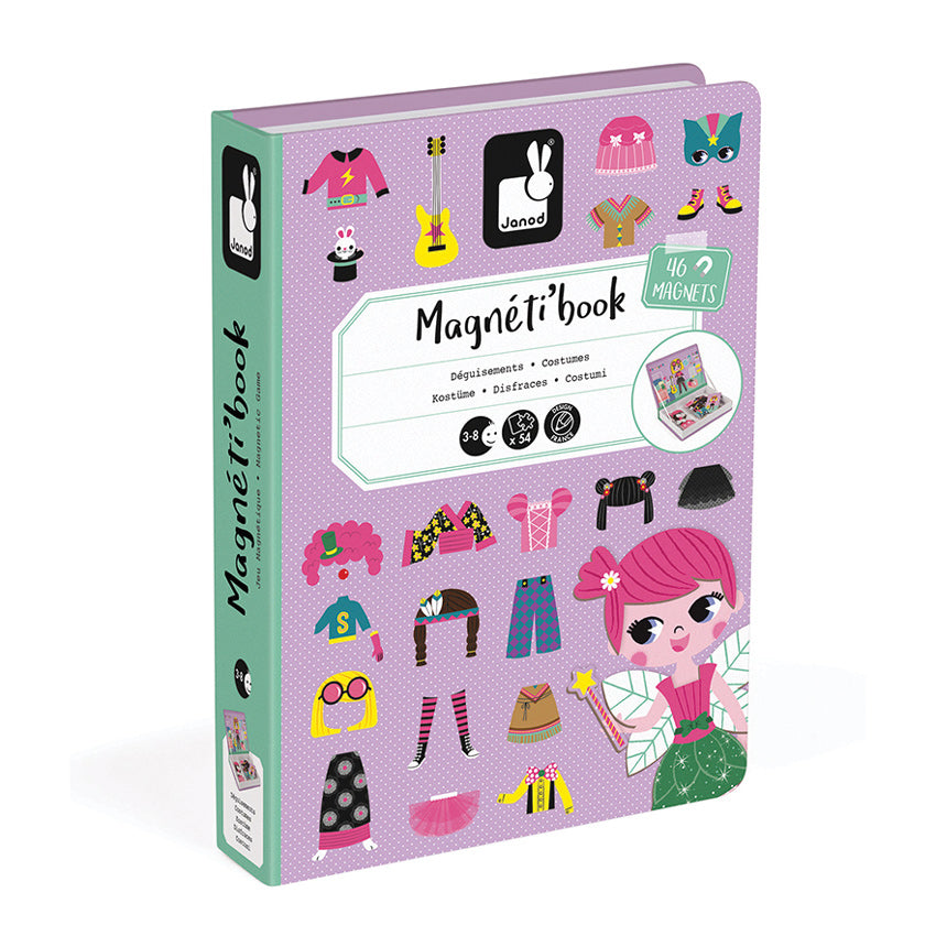 Girls Dress Up Magnetic Book