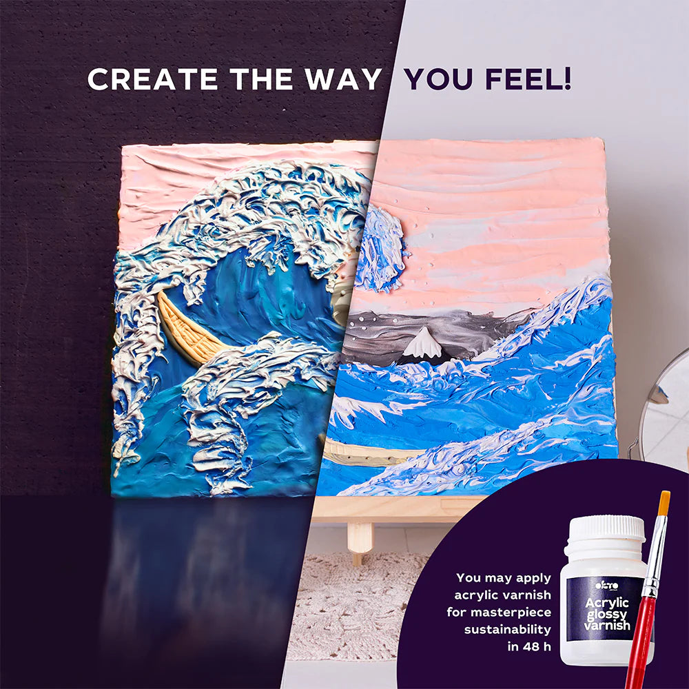 Sensory Art Creative Set - Big Wave in Kanagawa