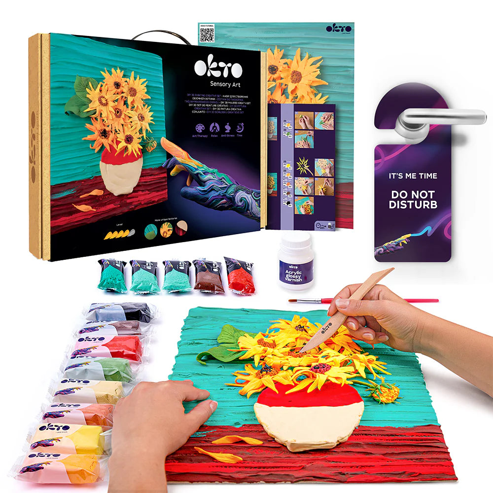 Okto - Sensory Art Creative Set - Sunflowers