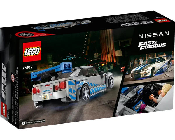 LEGO® Speed Champions Fast 2 Furious Nissan Skyline GT-R (R34) (76917)