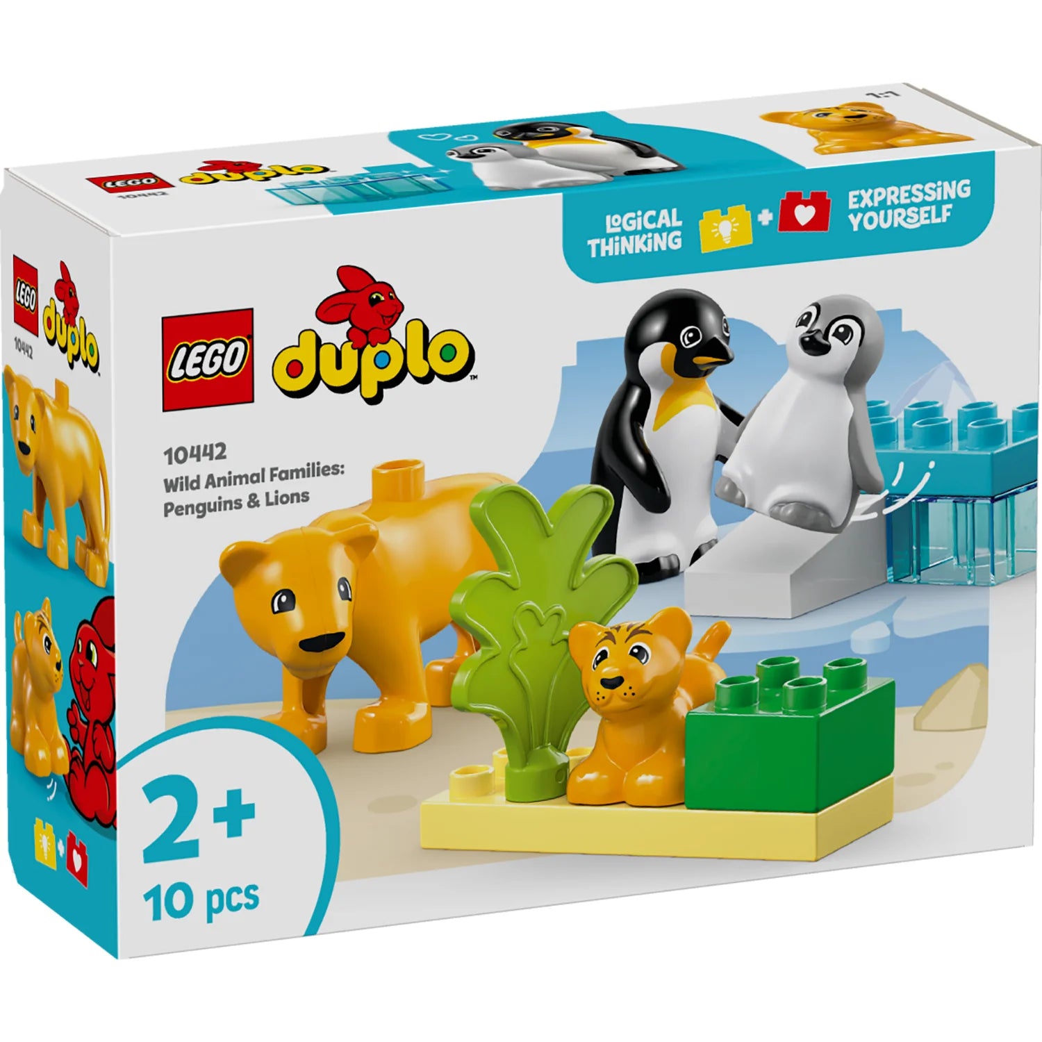 Duplo Wild Animal Families:  Penguins and Lions (10442)