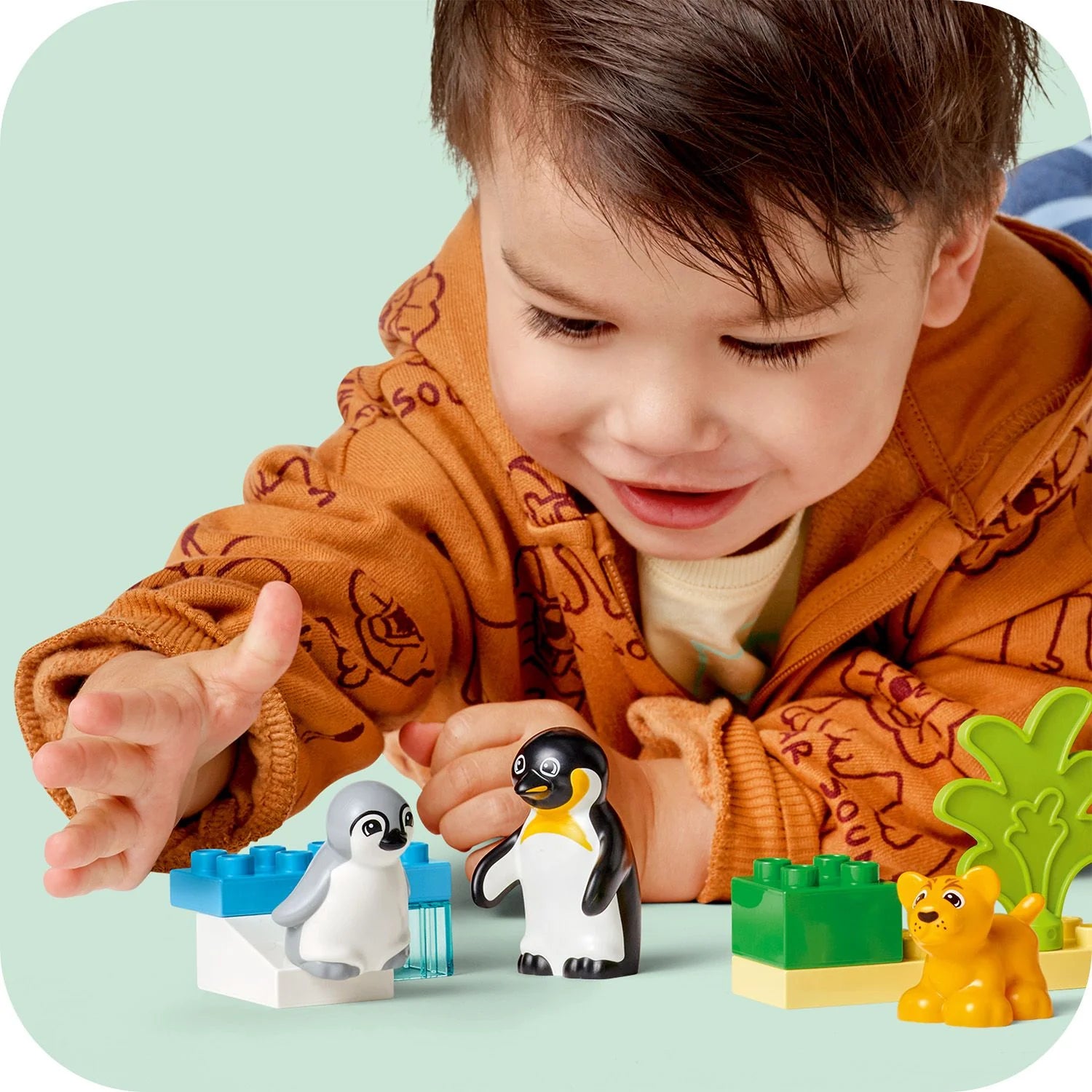 Duplo Wild Animal Families:  Penguins and Lions (10442)