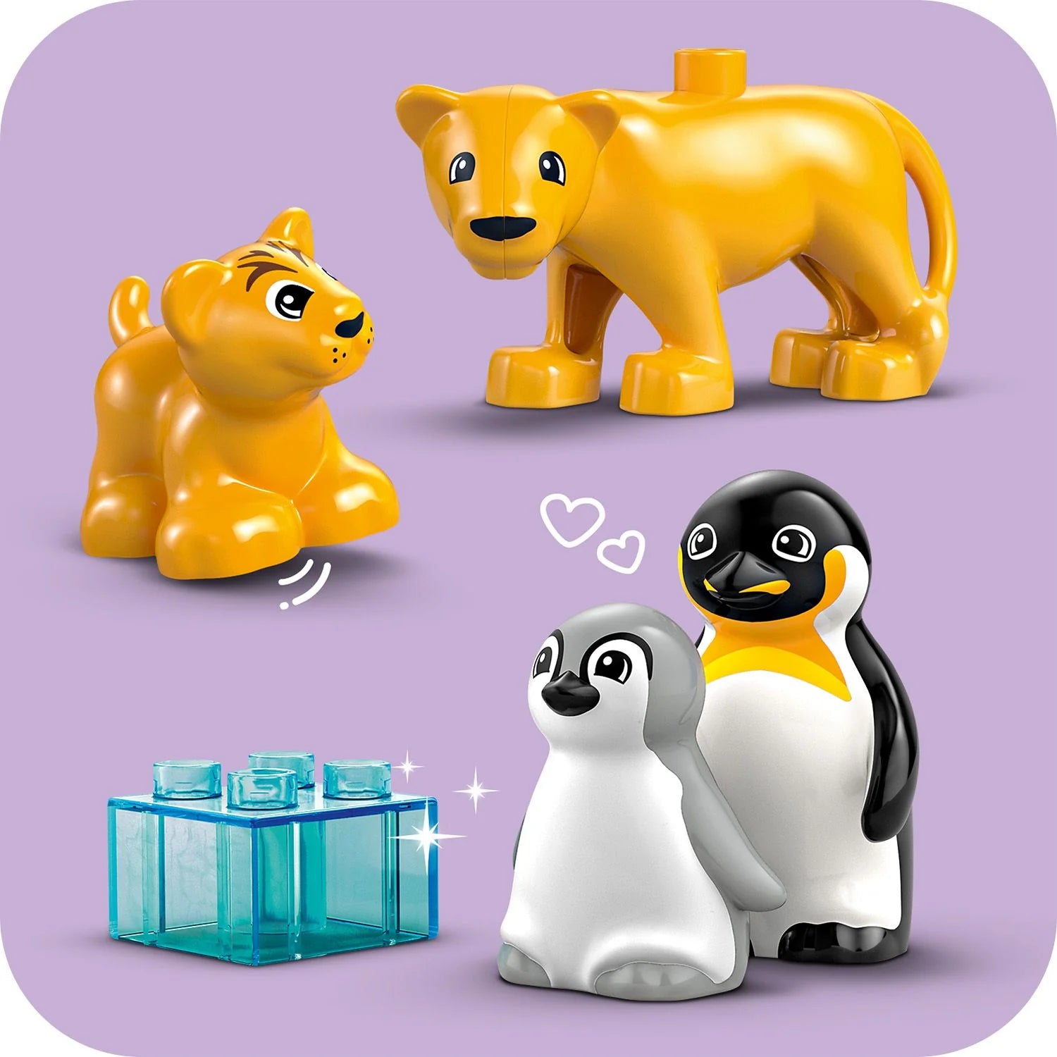 Duplo Wild Animal Families:  Penguins and Lions (10442)