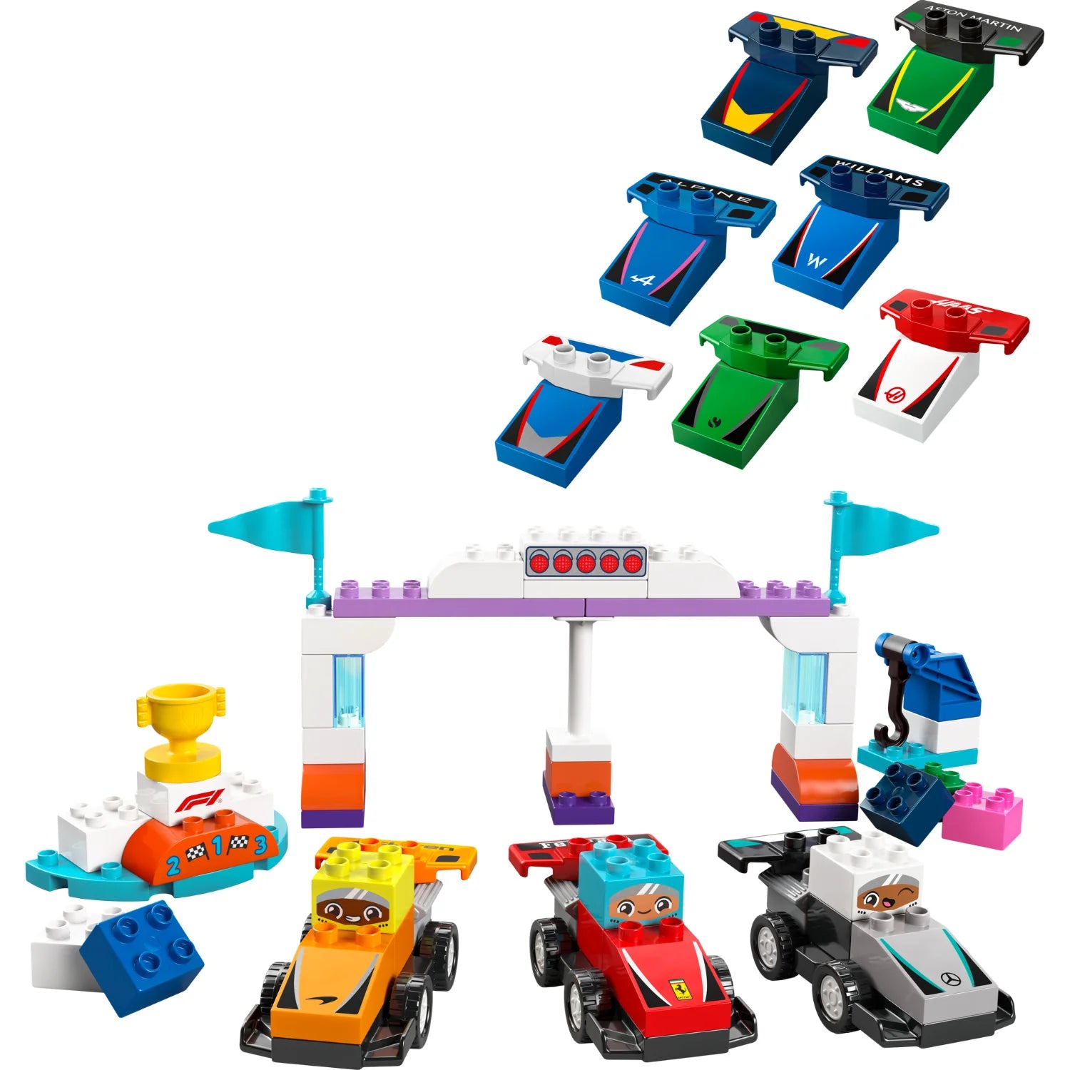 DUPLO - F1® Team Race Cars & Drivers (10445)