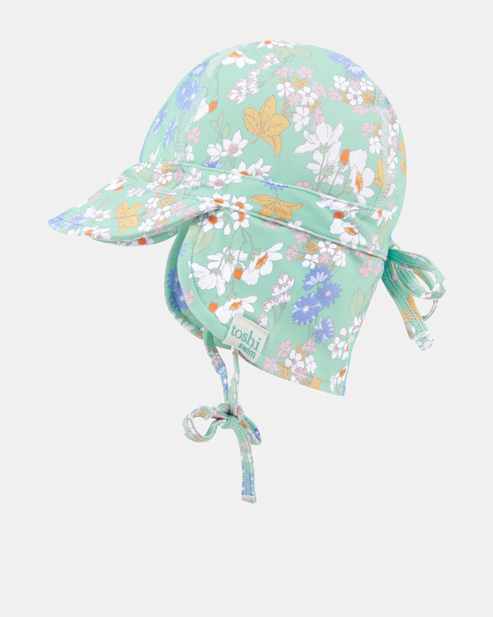 Toshi Swimhat - Baby Flap Cap - Classic - Sea Blossom