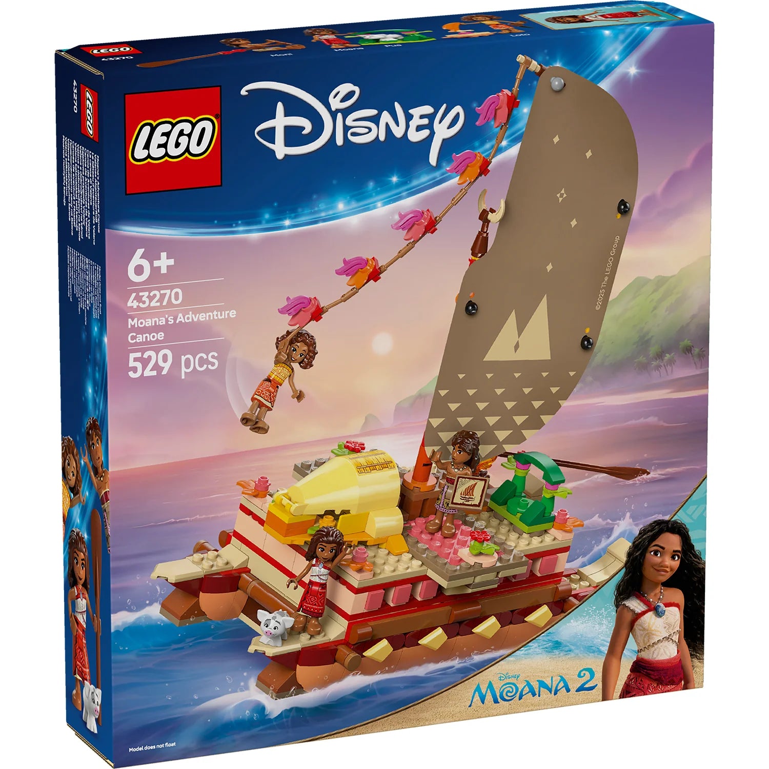 Disney™ - Moana’s Adventure Canoe (43270)