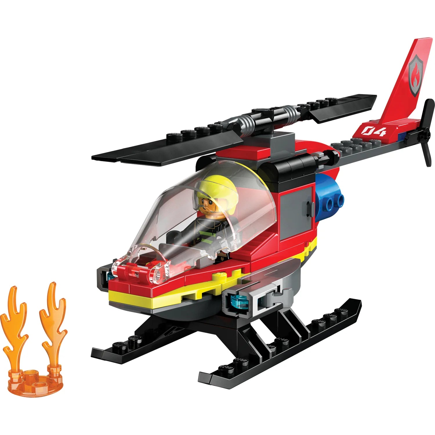 City - Fire Rescue Helicopter (60411)