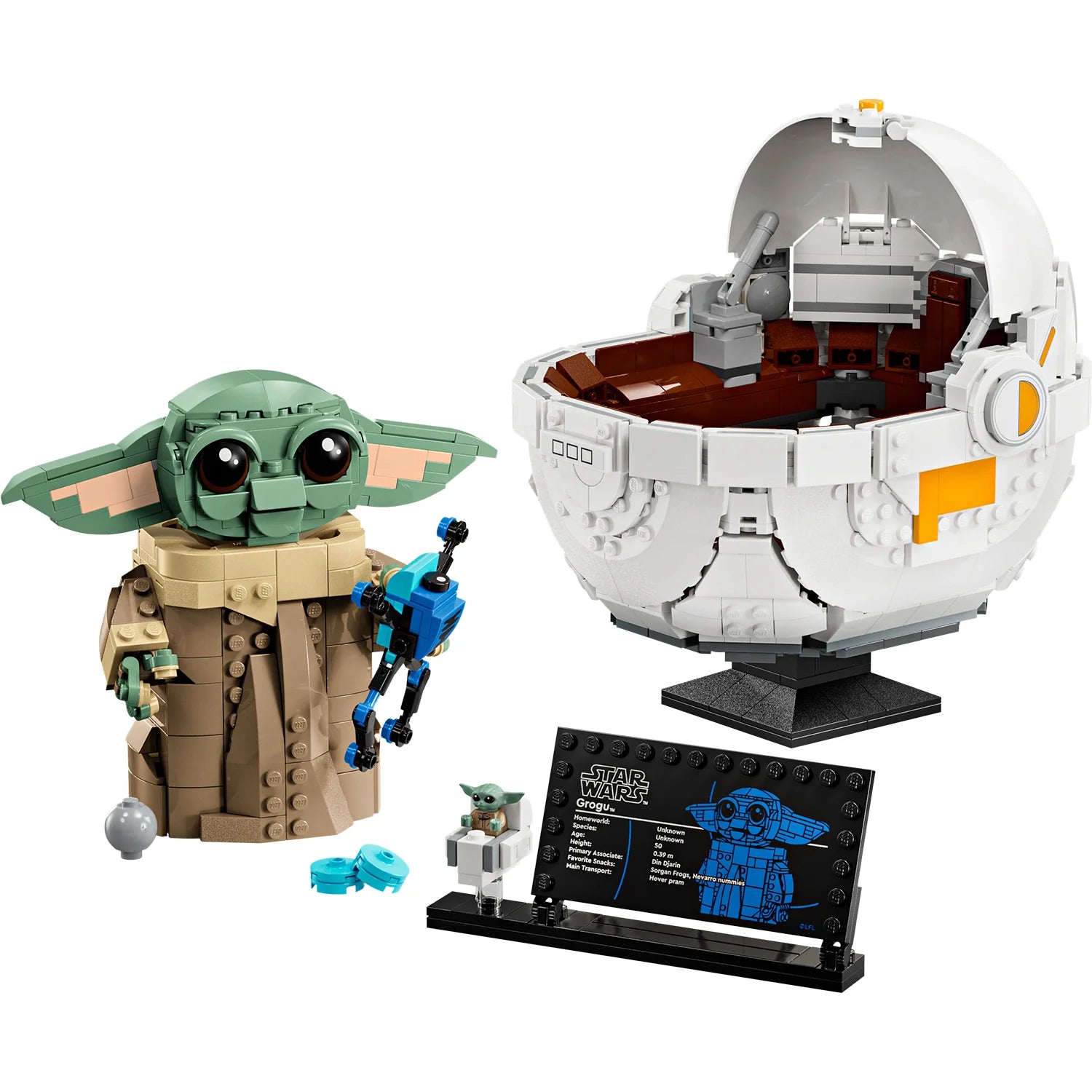 Star Wars™ Grogu™ with Hover Pram (75403)