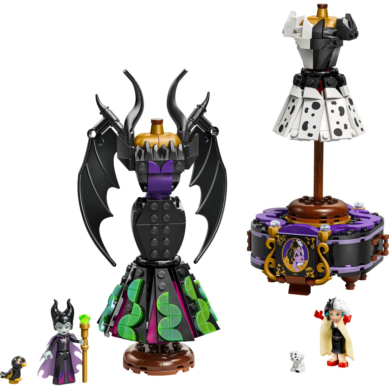 Disney™ - Villains Maleficent’s and Cruella De Vil’s Dresses (43262)