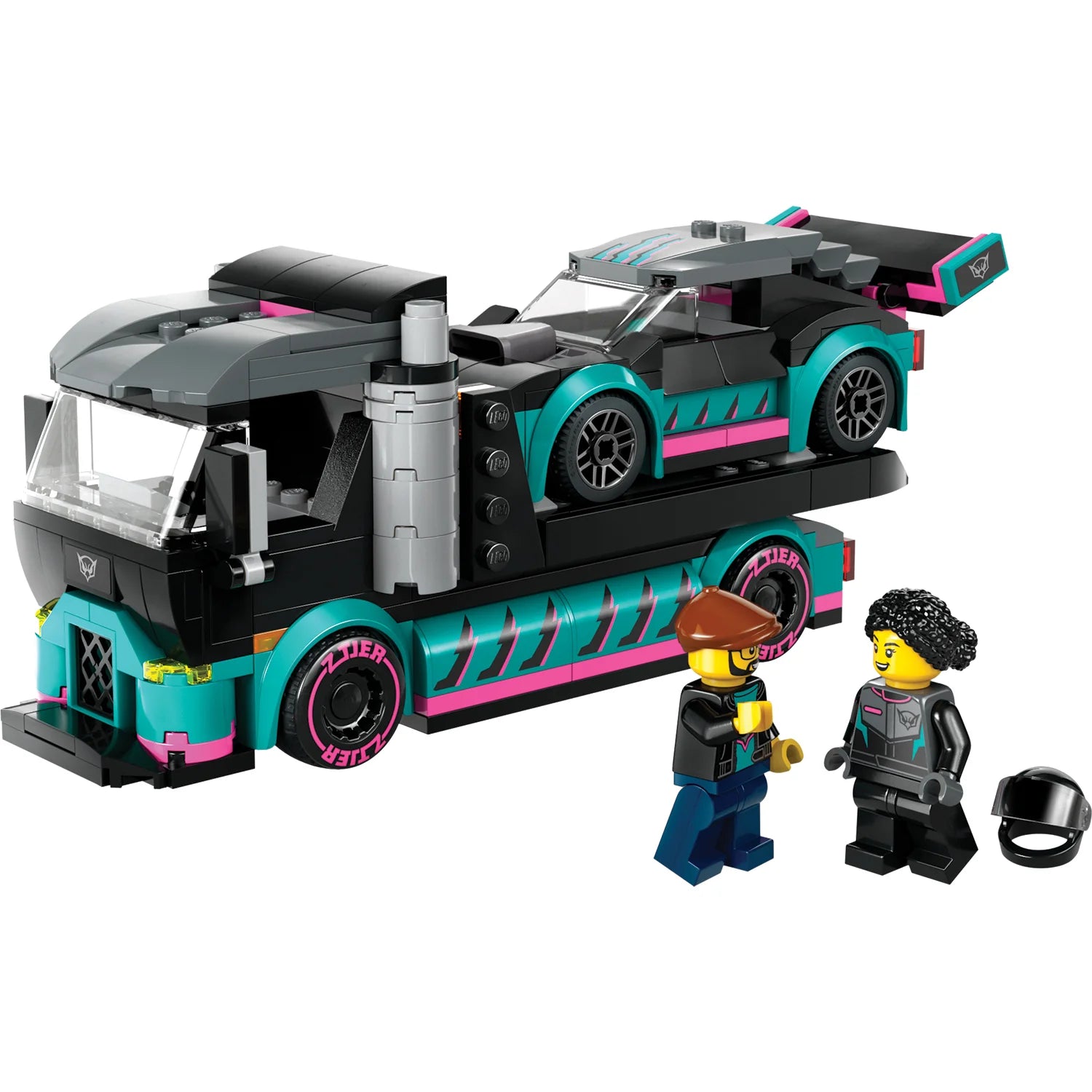 City - Race Car and Car Carrier Truck (60406)