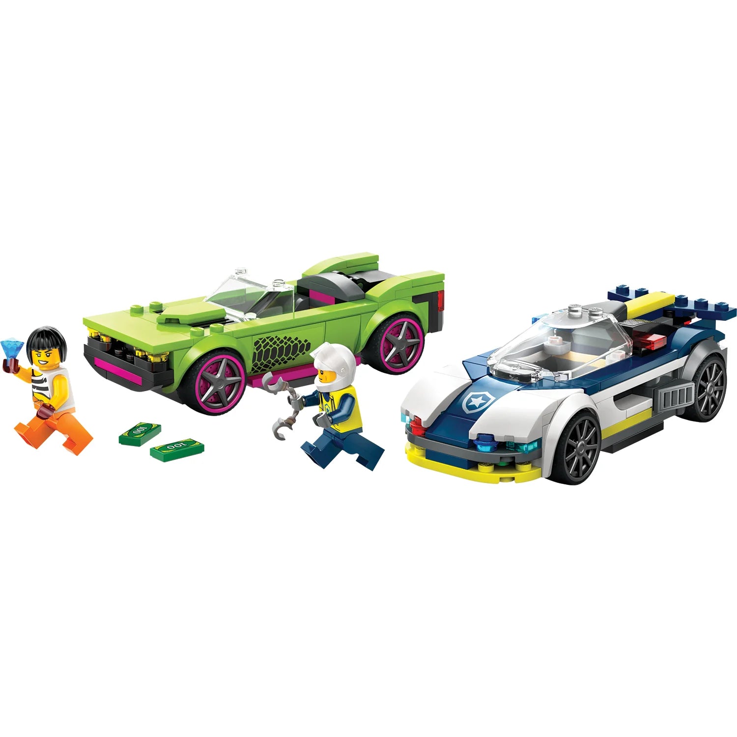 City - Police Car and Muscle Car Chase (60415)