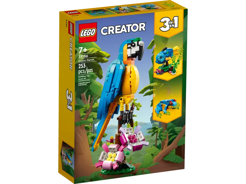 Creator 3-in-1 - Exotic Parrot (31136)