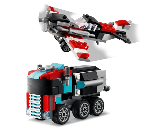 Creator 3-in-1 - Flatbed Truck with Helicopter (31146)