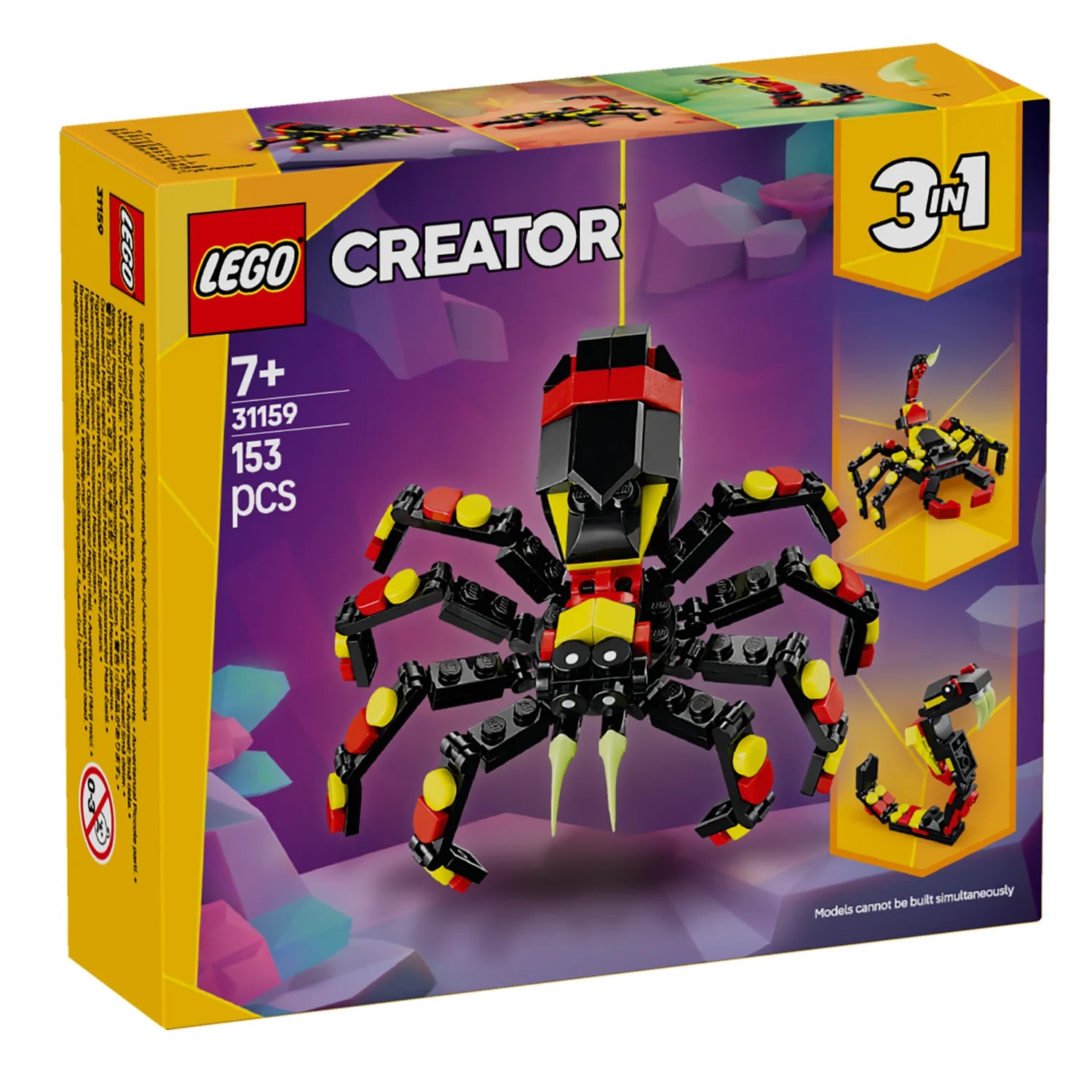 Creator 3-in-1 Wild Animals:  Surprising Spider (31159)