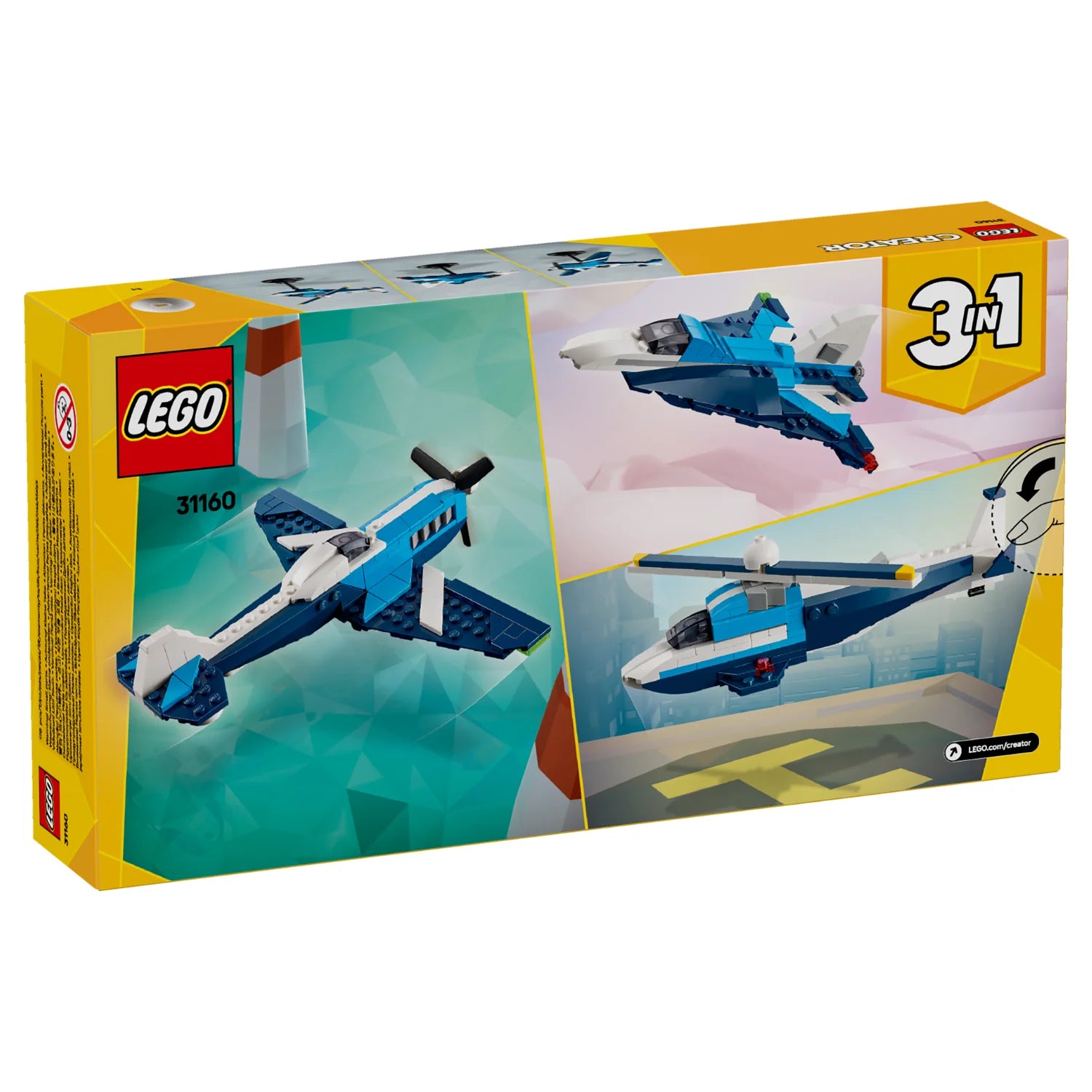 Creator 3-in-1 - Aircraft:  Race Plane (31160)