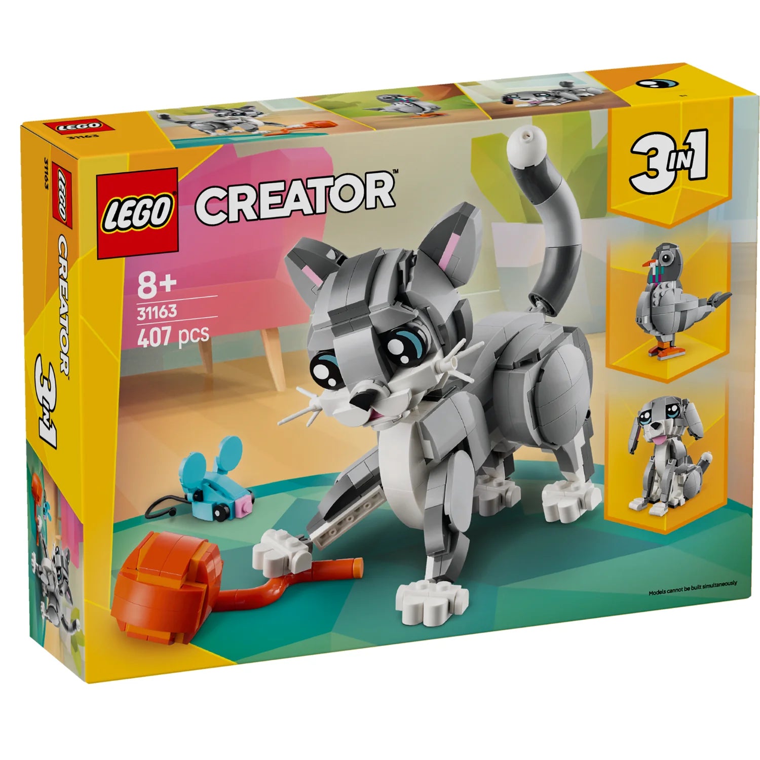 Creator 3-in-1 Playful Cat (31163)