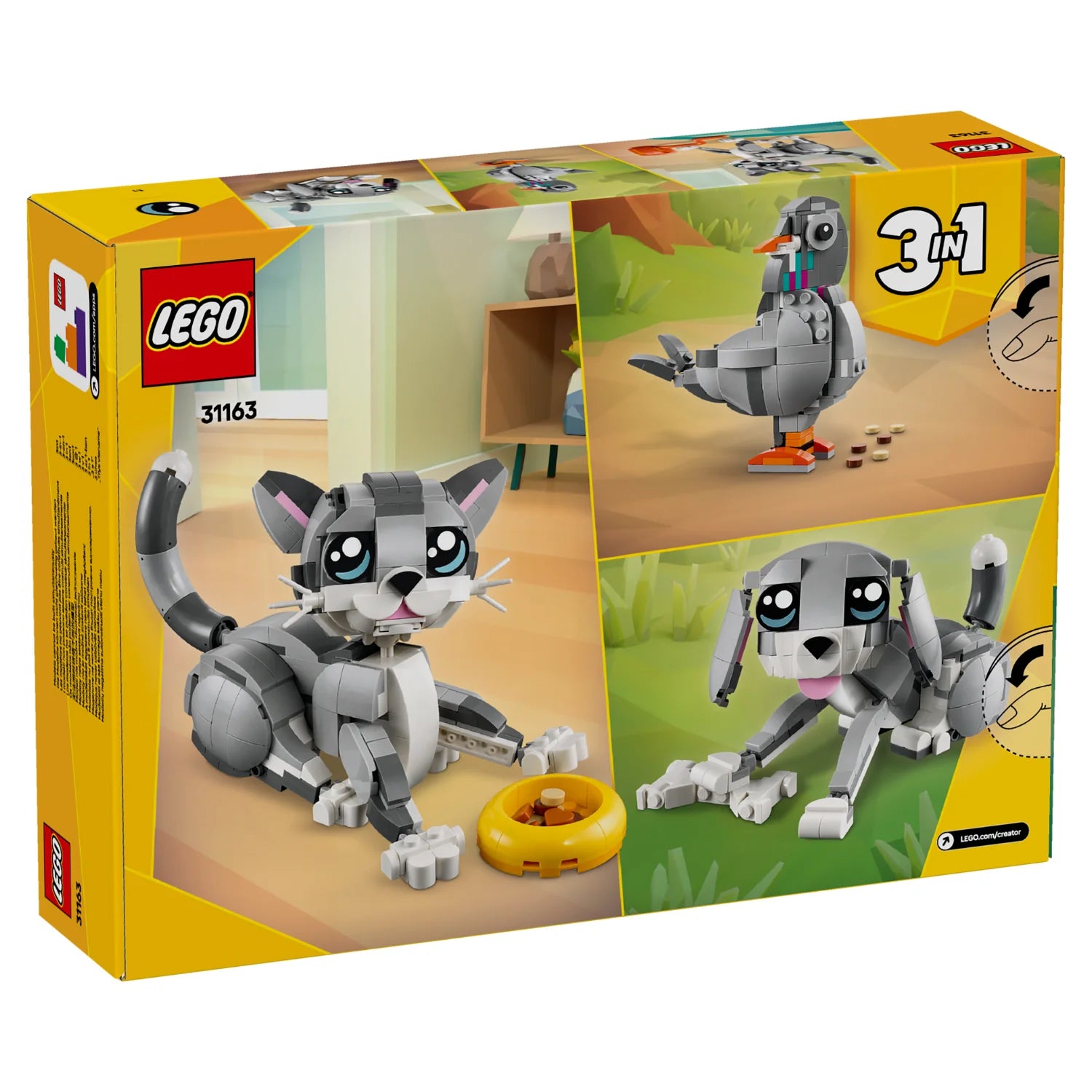 Creator 3-in-1 Playful Cat (31163)