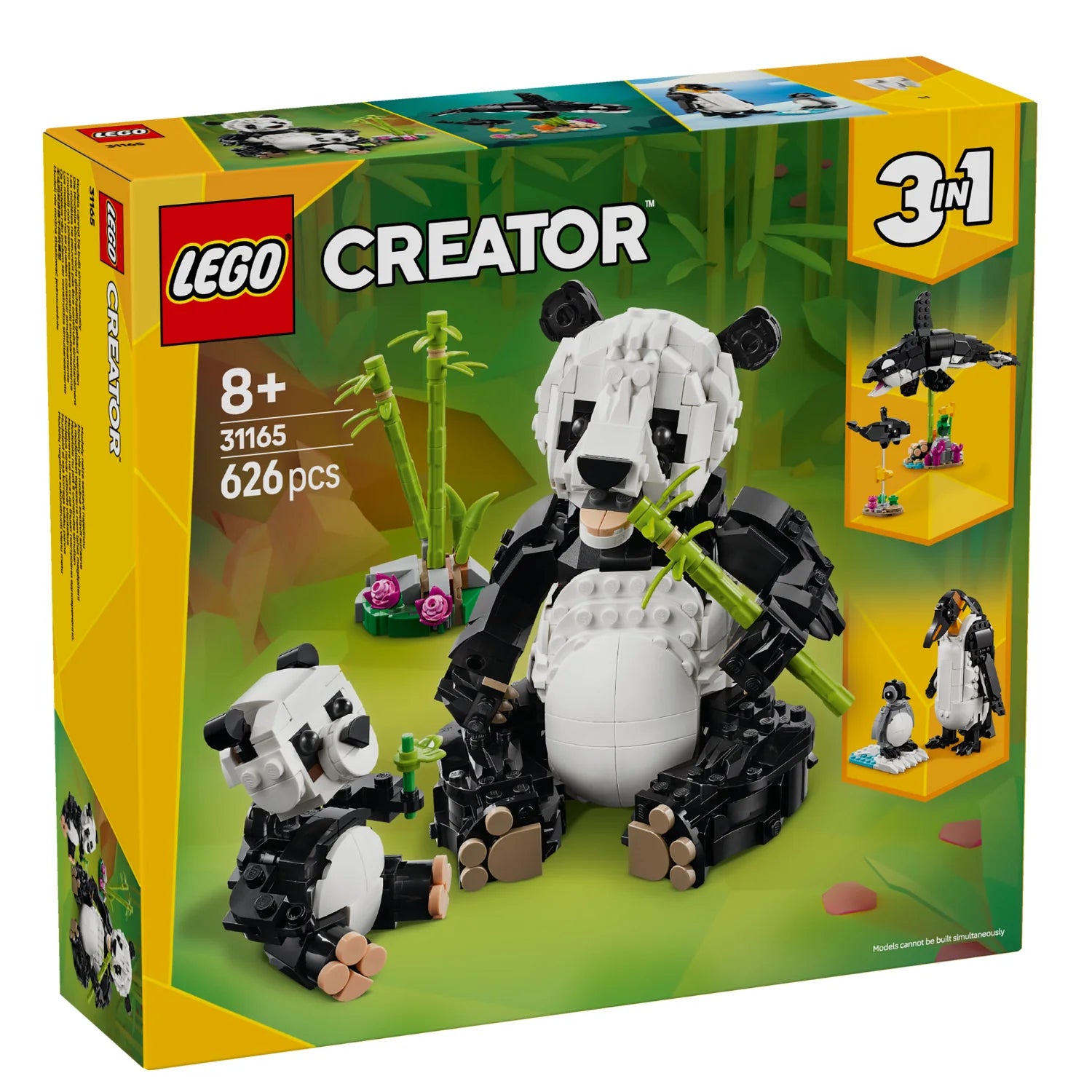 Creator 3-in-1 Wild Families:  Panda Family (31165)