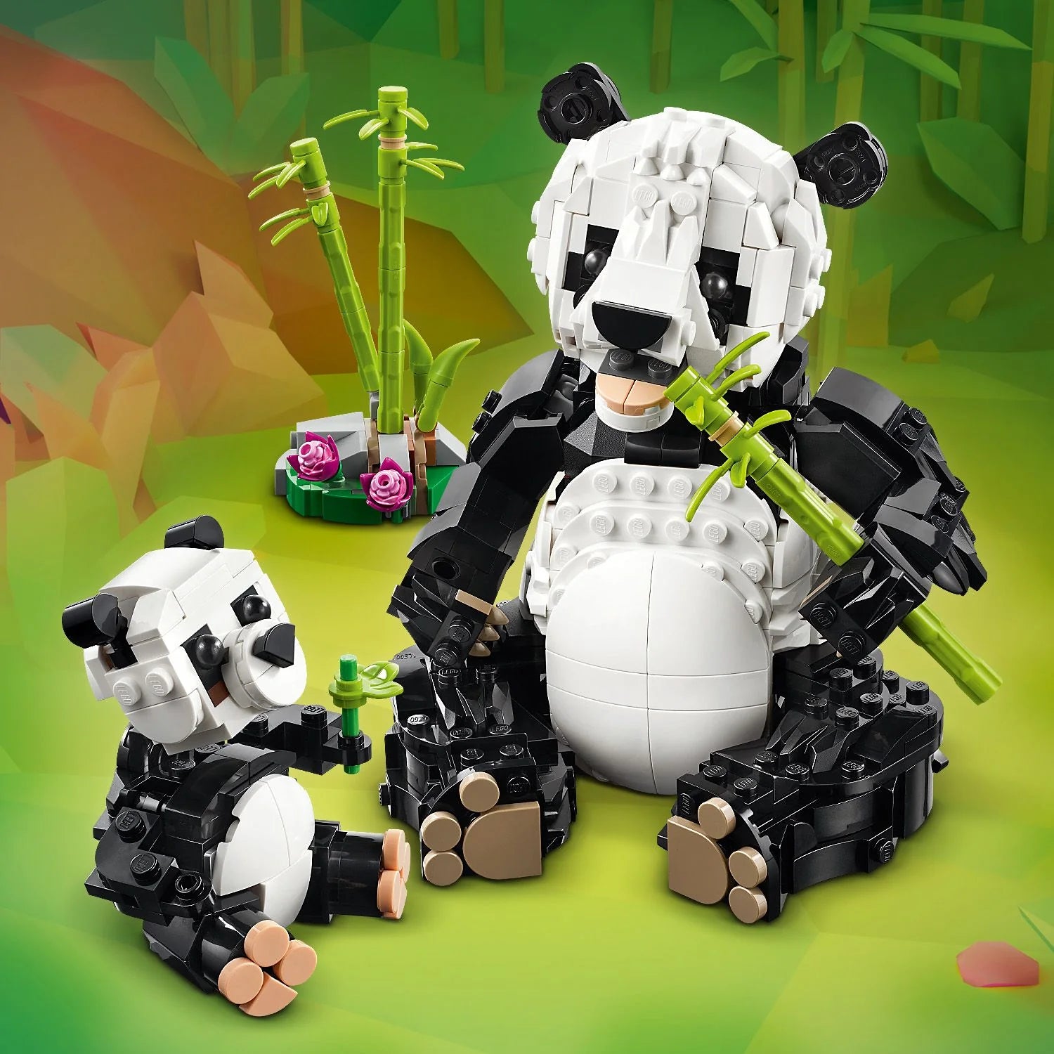 Creator 3-in-1 Wild Families:  Panda Family (31165)