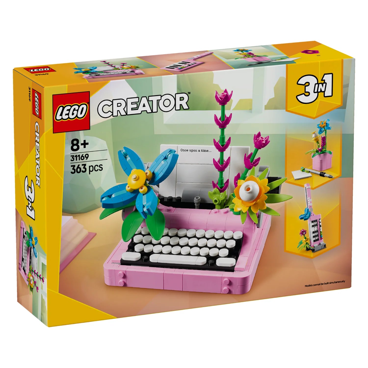 Creator 3-in-1 Typewriter with Flowers (31169)