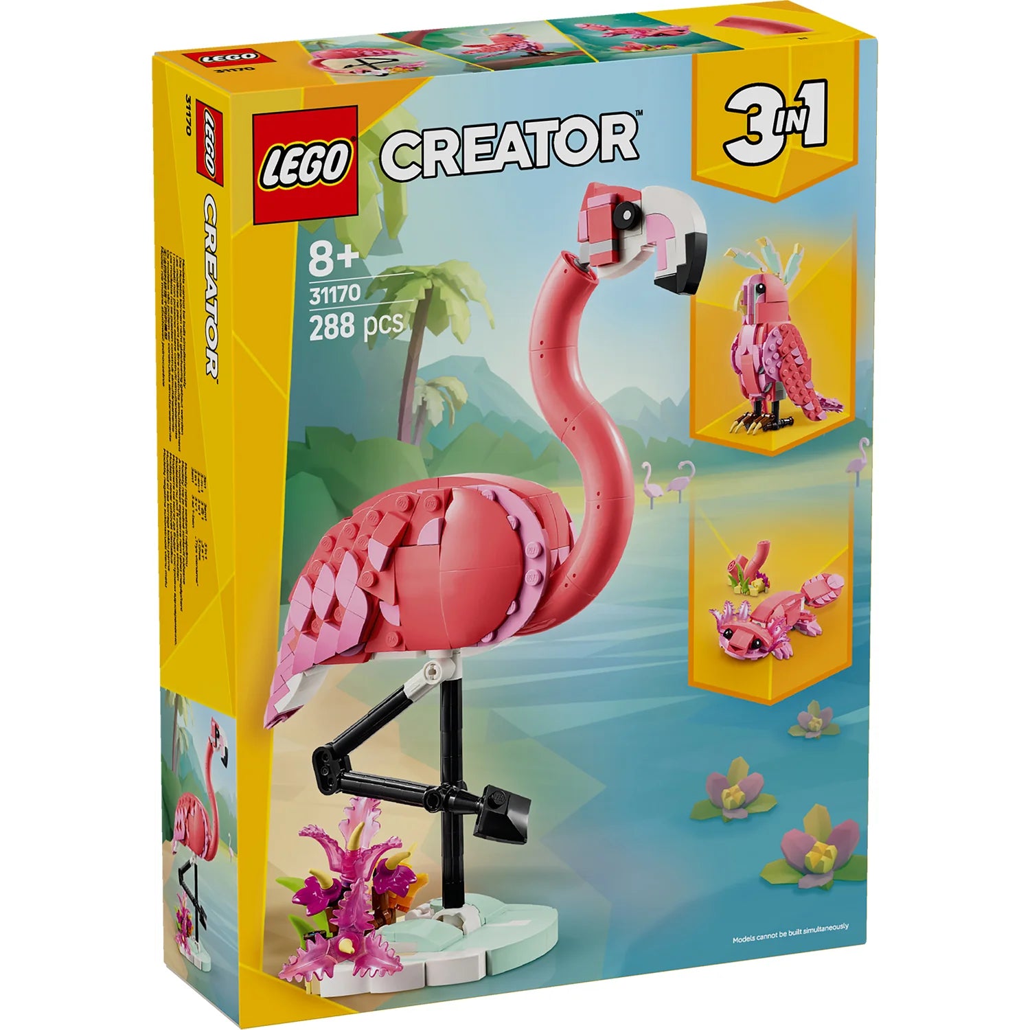 Creator 3-in-1 Wild Animals: Pink Flamingo (31170)