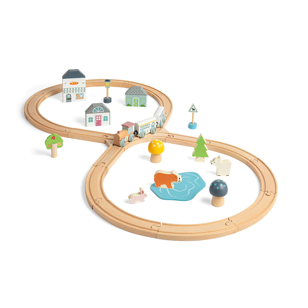 Simply Scandi Woodland Animal Train Set