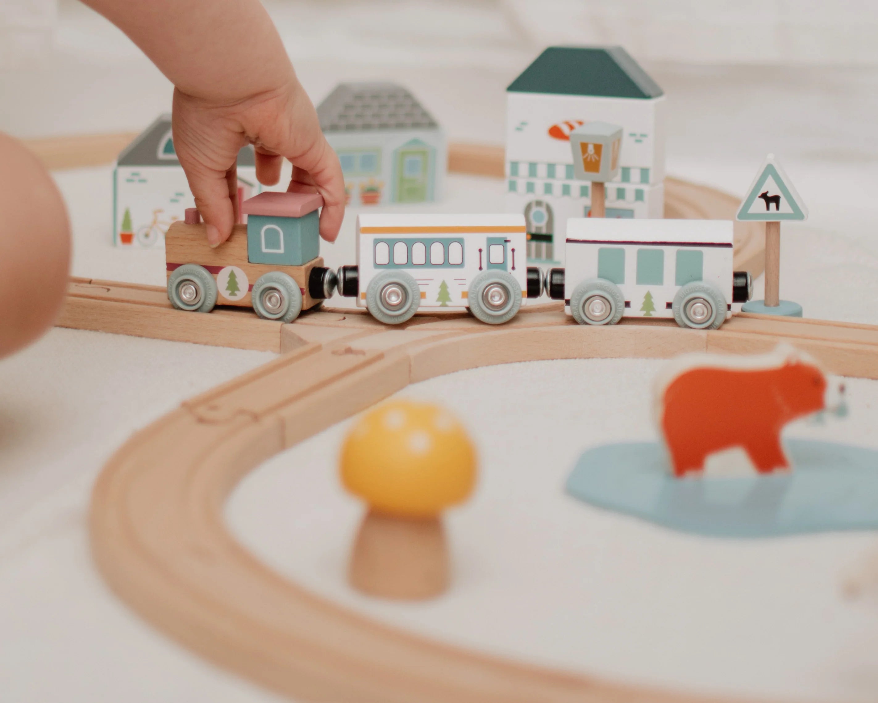 Simply Scandi Woodland Animal Train Set