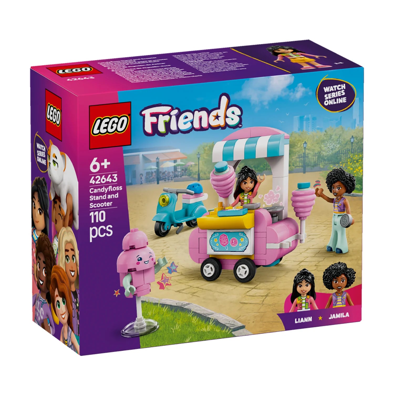 Friends™ Cotton Candy Stand and Scooter (42643)