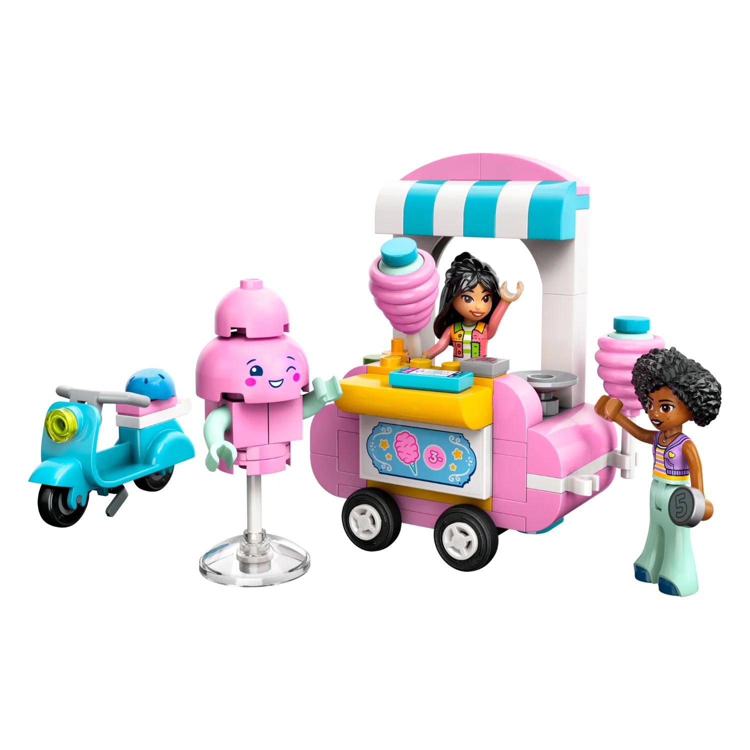 Friends™ Cotton Candy Stand and Scooter (42643)