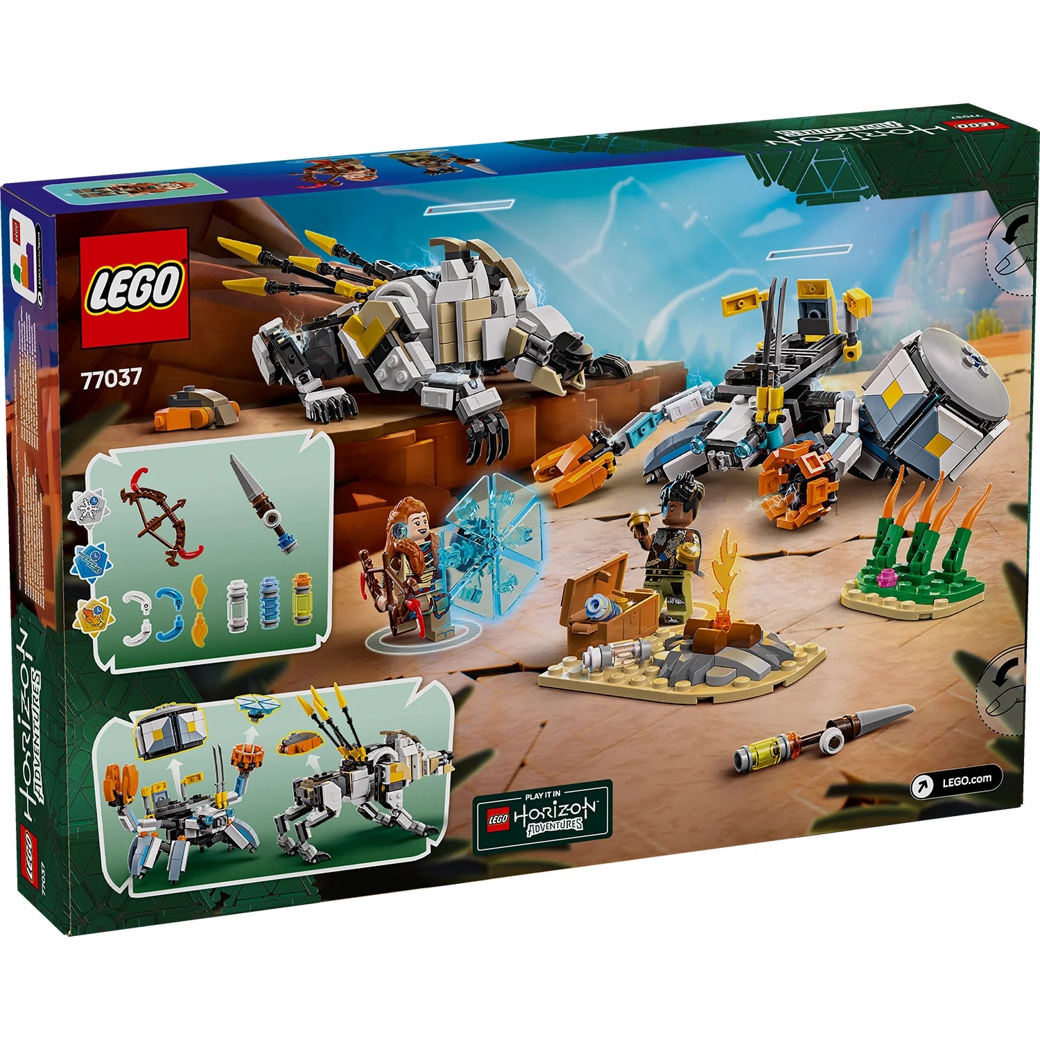 Horizon Adventures™ Aloy & Varl vs. Shell-Walker & Sawtooth (77037)