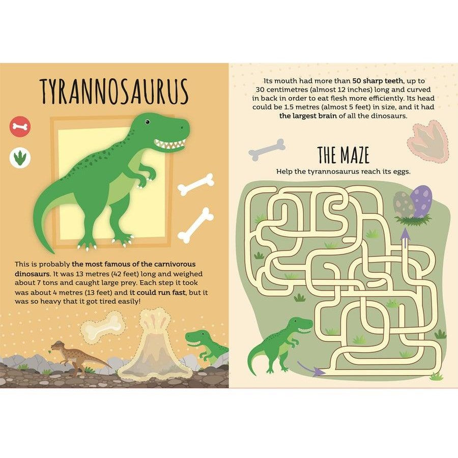 Stickers and Activities Book - Dinosaurs