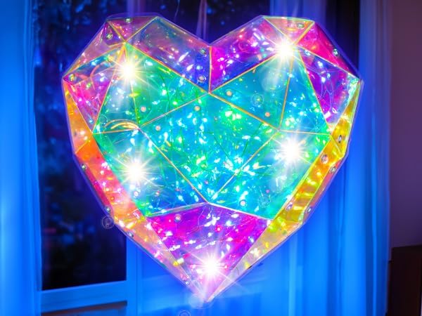 Prismic - 3D Puzzle - Hanging Heart Lantern