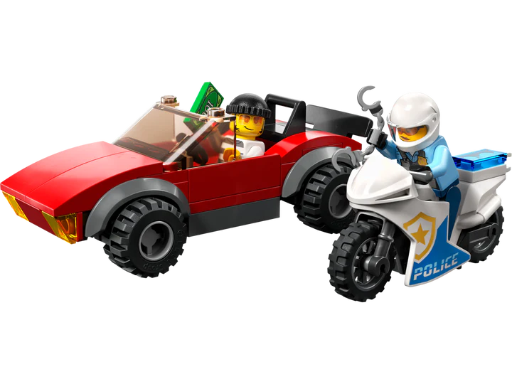 City - Police Bike Car Chase (60392)