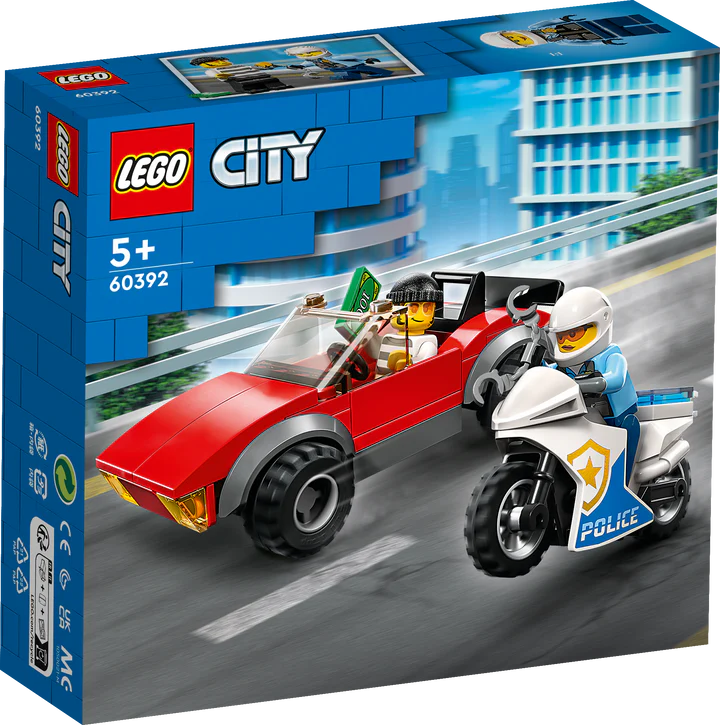 City - Police Bike Car Chase (60392)