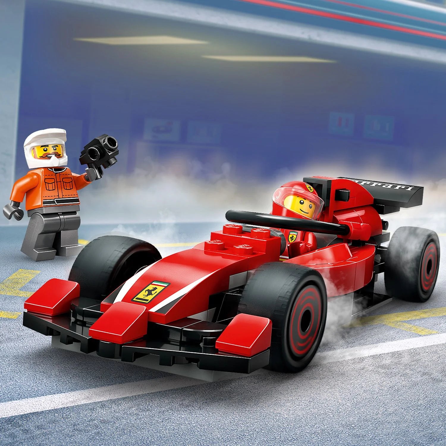 City F1® Pit Stop & Pit Crew with Ferrari Car (60443)