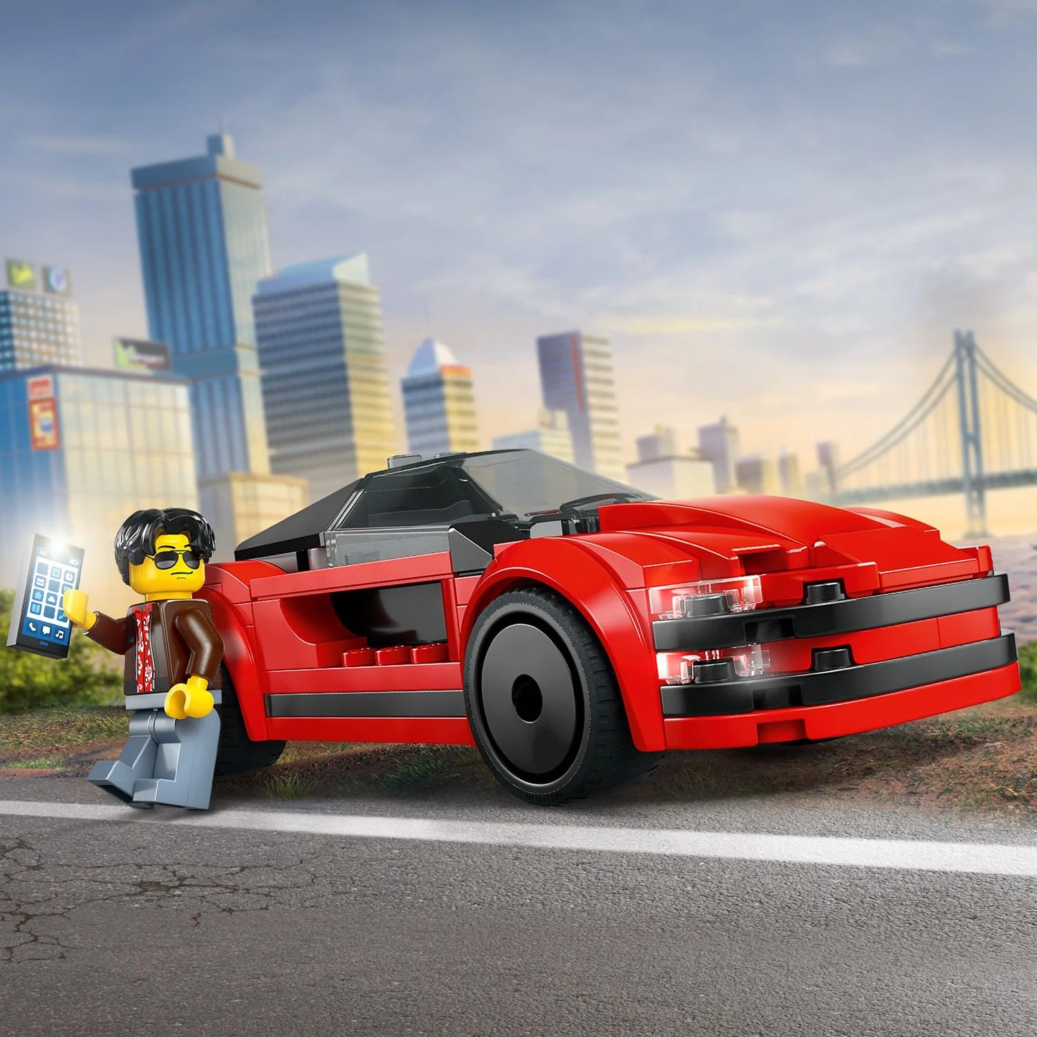 City Red Sports Car (60448)