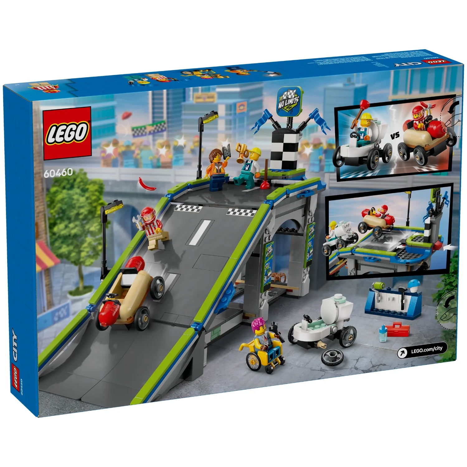 City No Limits: Race Car Ramp Track (60460)