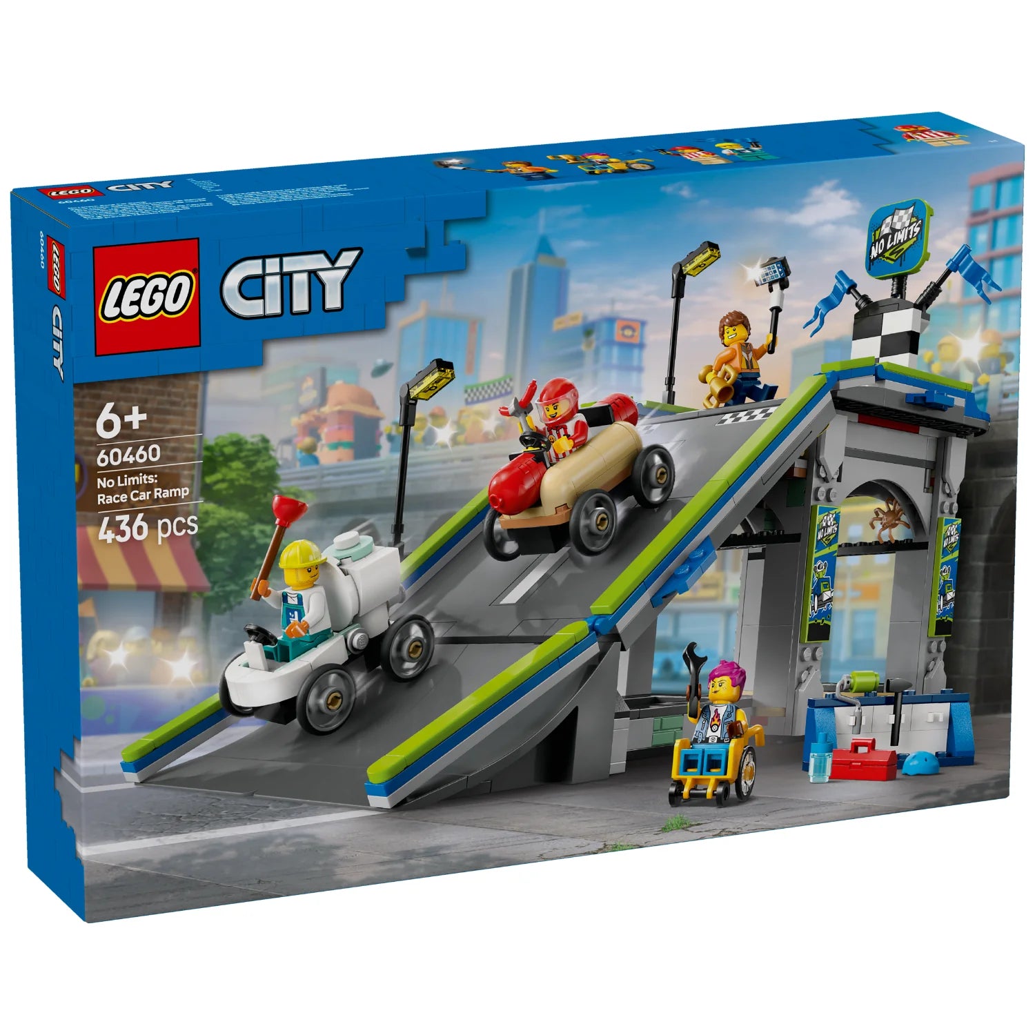 City No Limits: Race Car Ramp Track (60460)