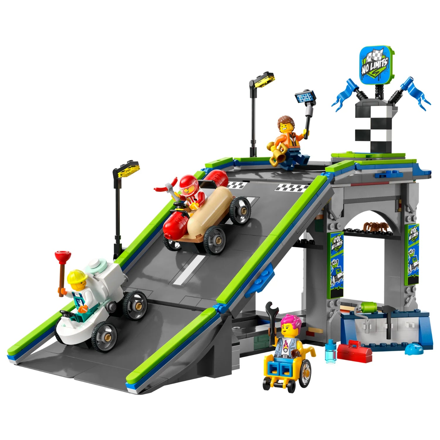 City No Limits: Race Car Ramp Track (60460)