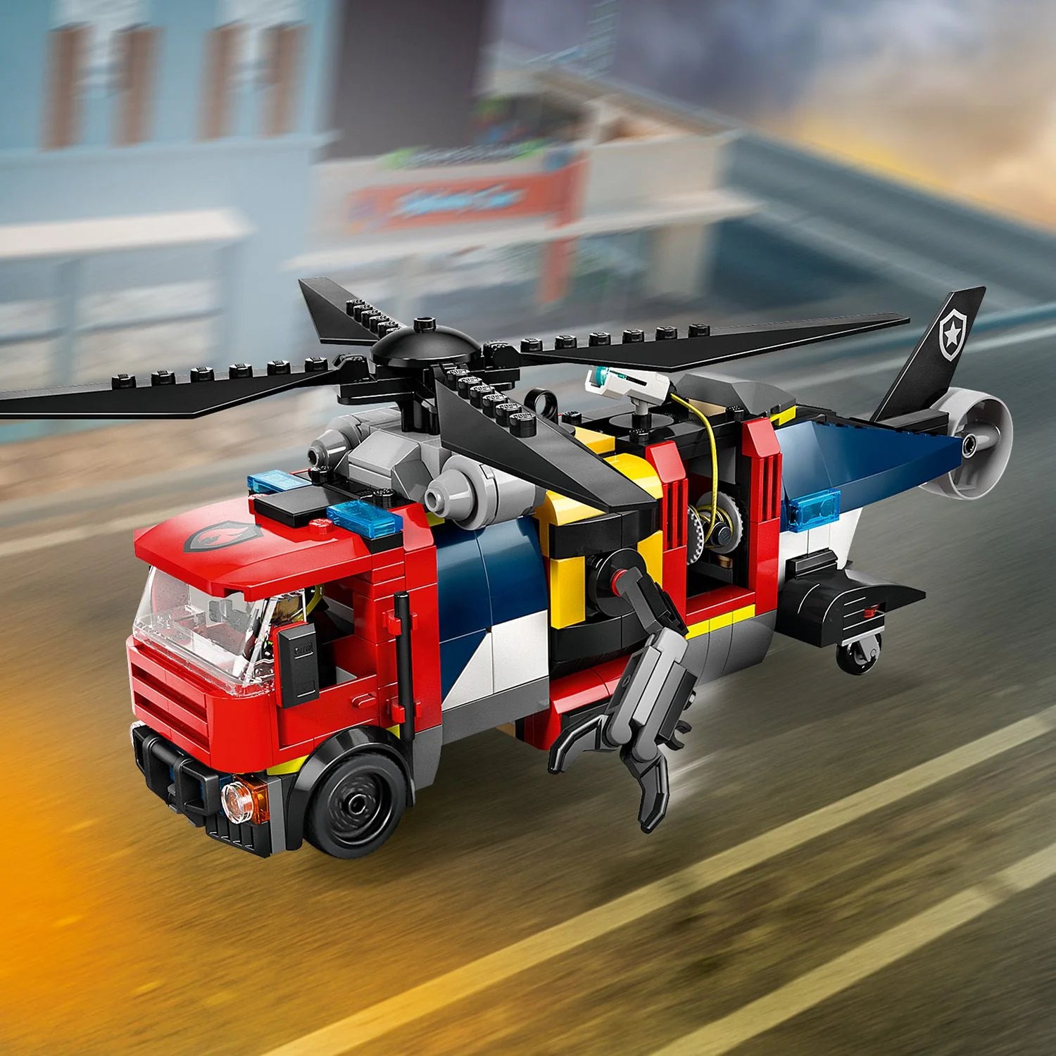 City Helicopter, Fire Truck & Submarine Remix (60462)