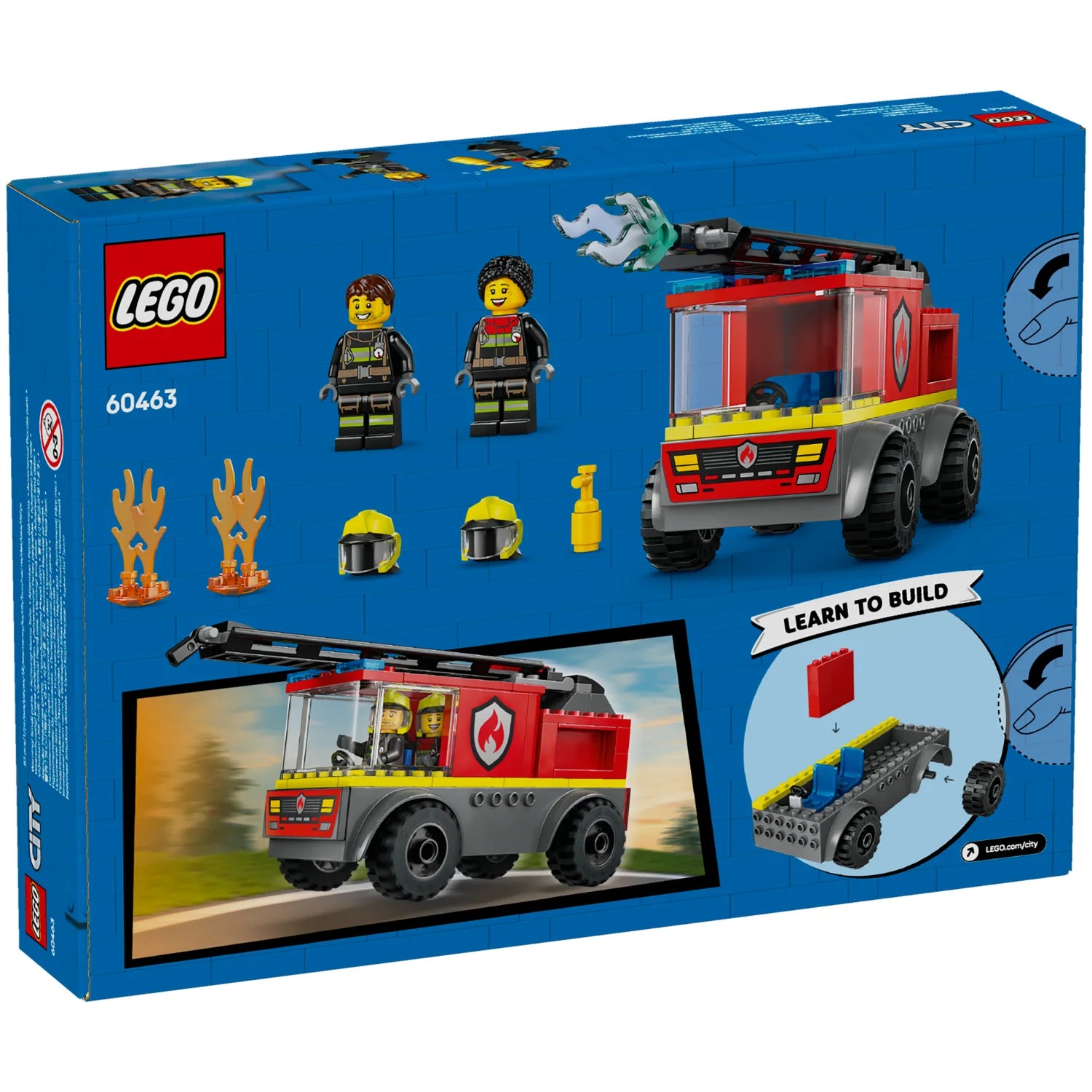 City - Fire Ladder Truck (60463)