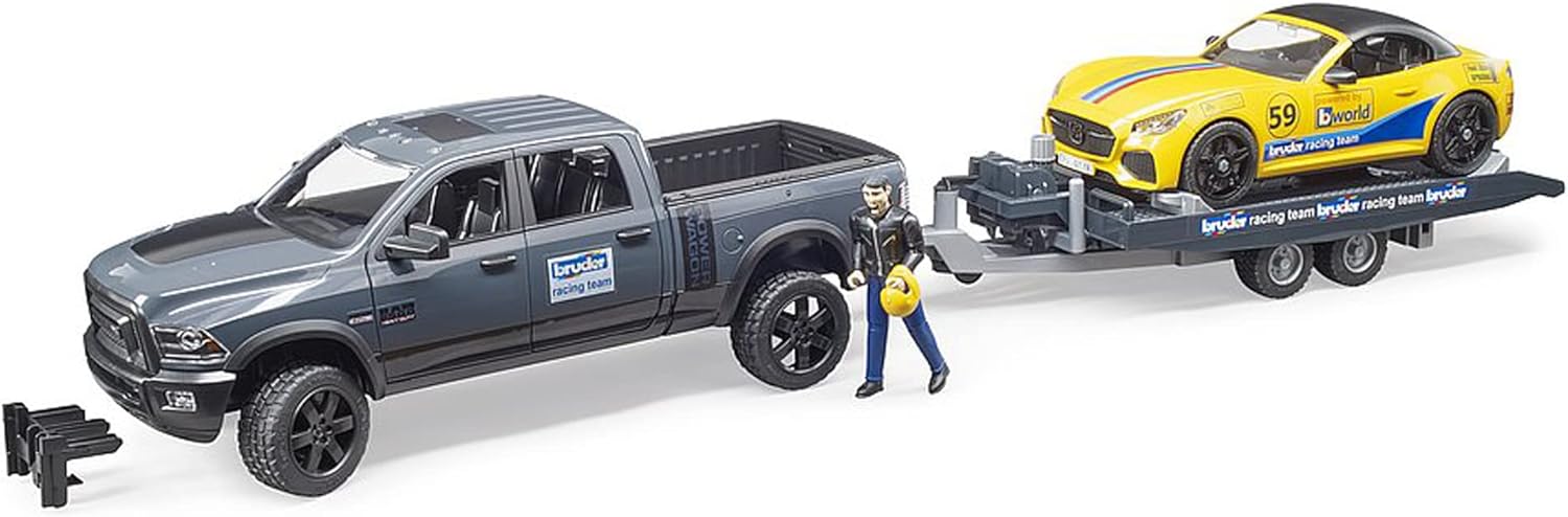 Bruder - 1:16 RAM 2500 Power Wagon & Bruder Road Racing Team (02504)