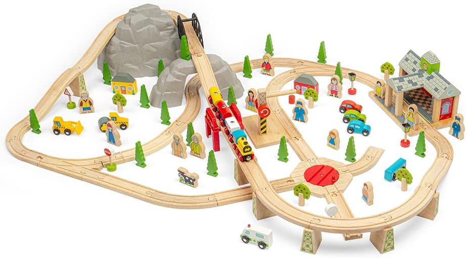 Bigjigs - Mountain Railway Train Set