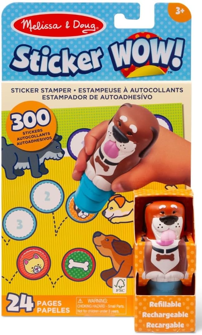 Melissa & Doug – Sticker WOW! Activity Pad Set - Cocoa the Dog - NEW!