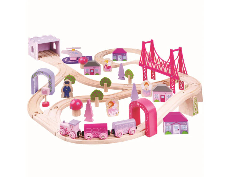 Bigjigs - Fairy Town Train Set