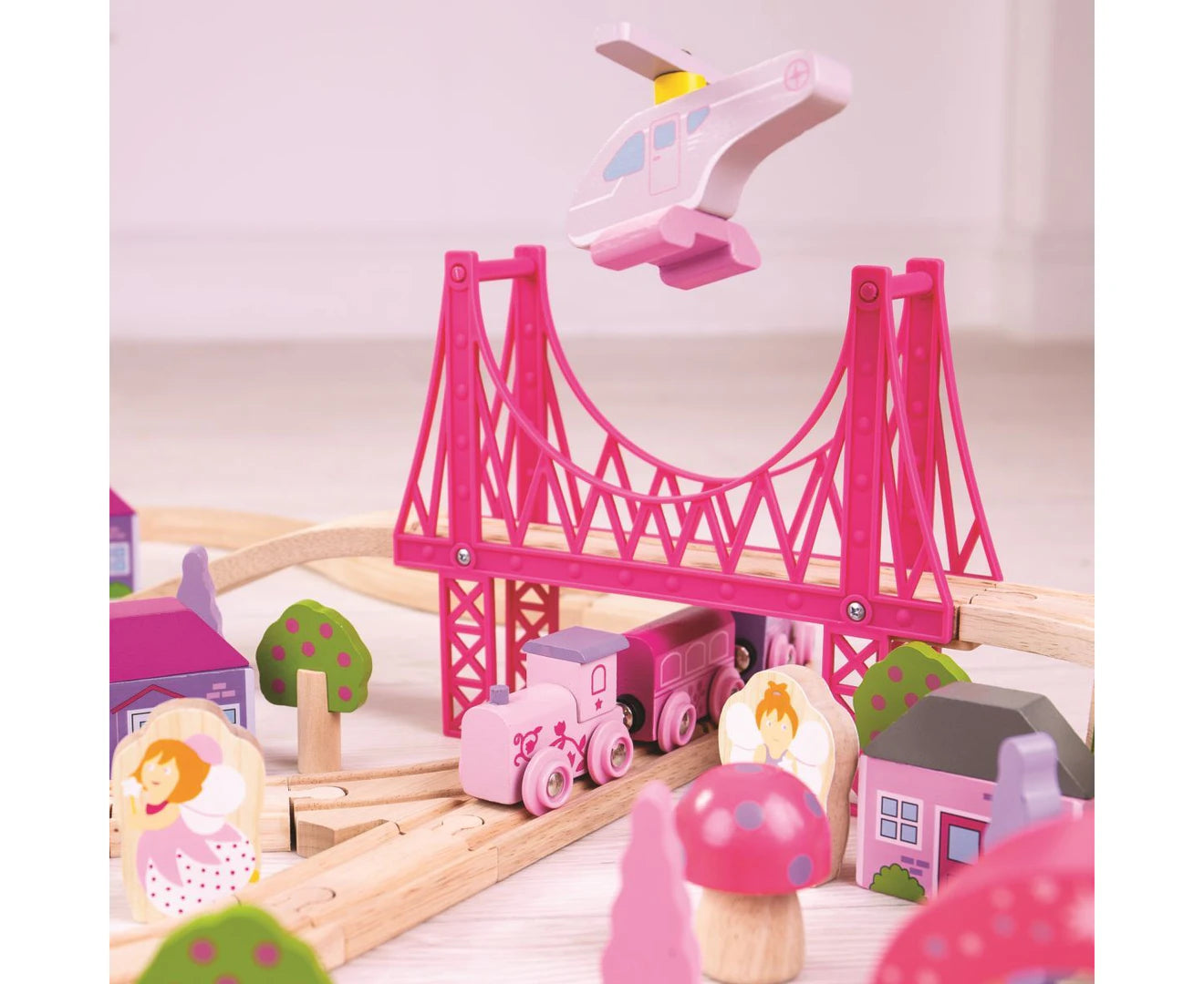 Bigjigs - Fairy Town Train Set