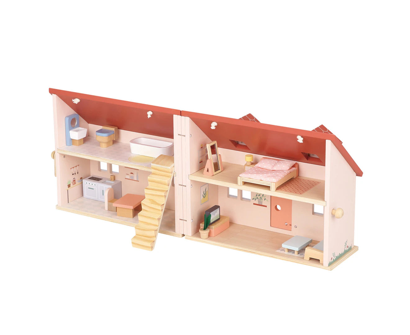 Mini Doll House with Furniture